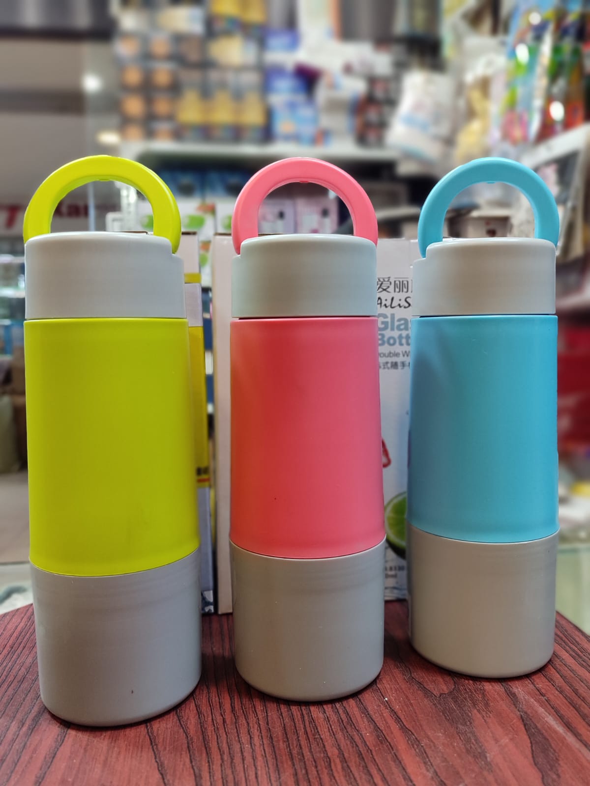 Glass Bottle 300ml (Random Color)