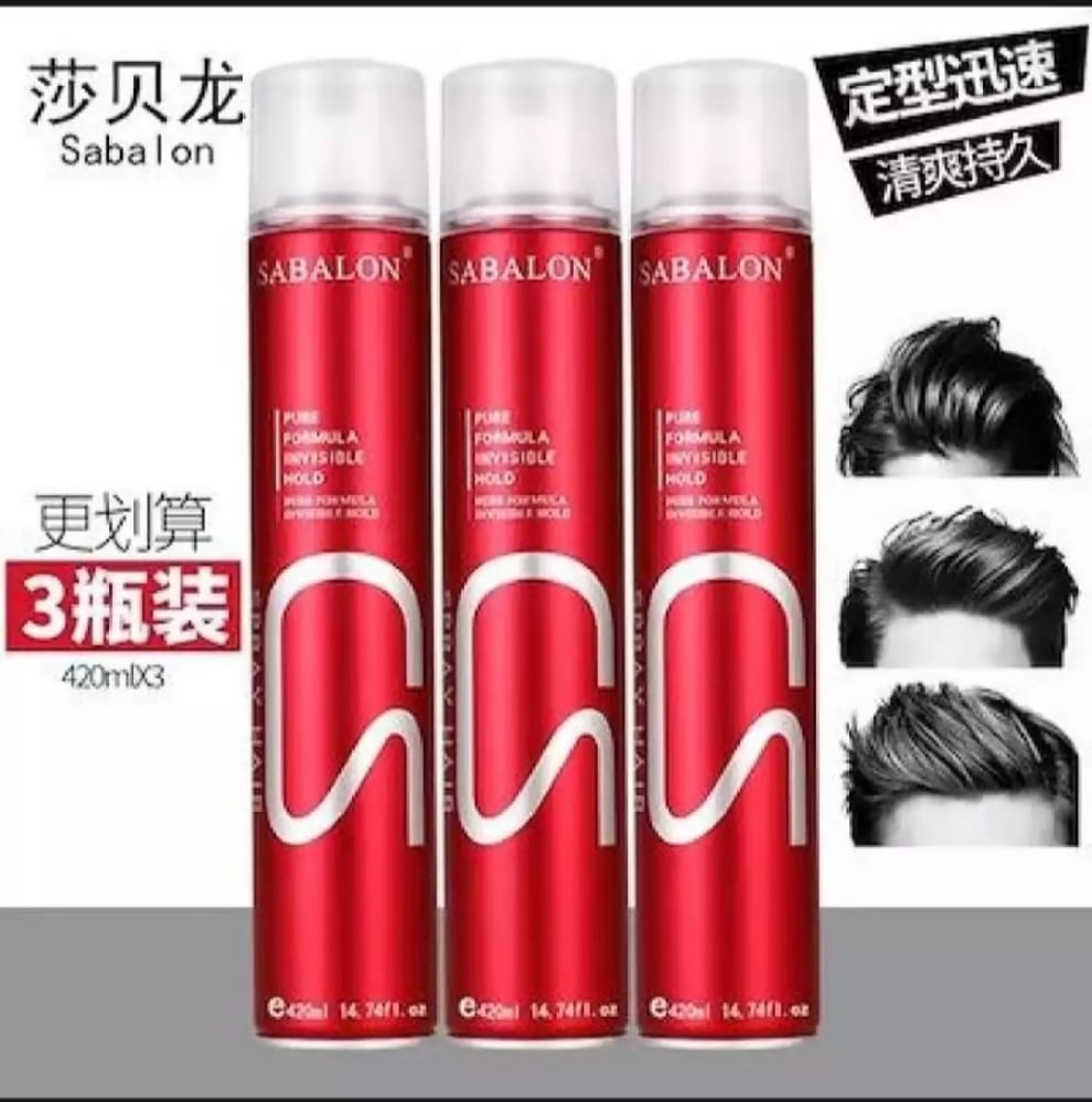 Sabalon Professional Hair Spray – Super Firm Long Lasting For Men & Women