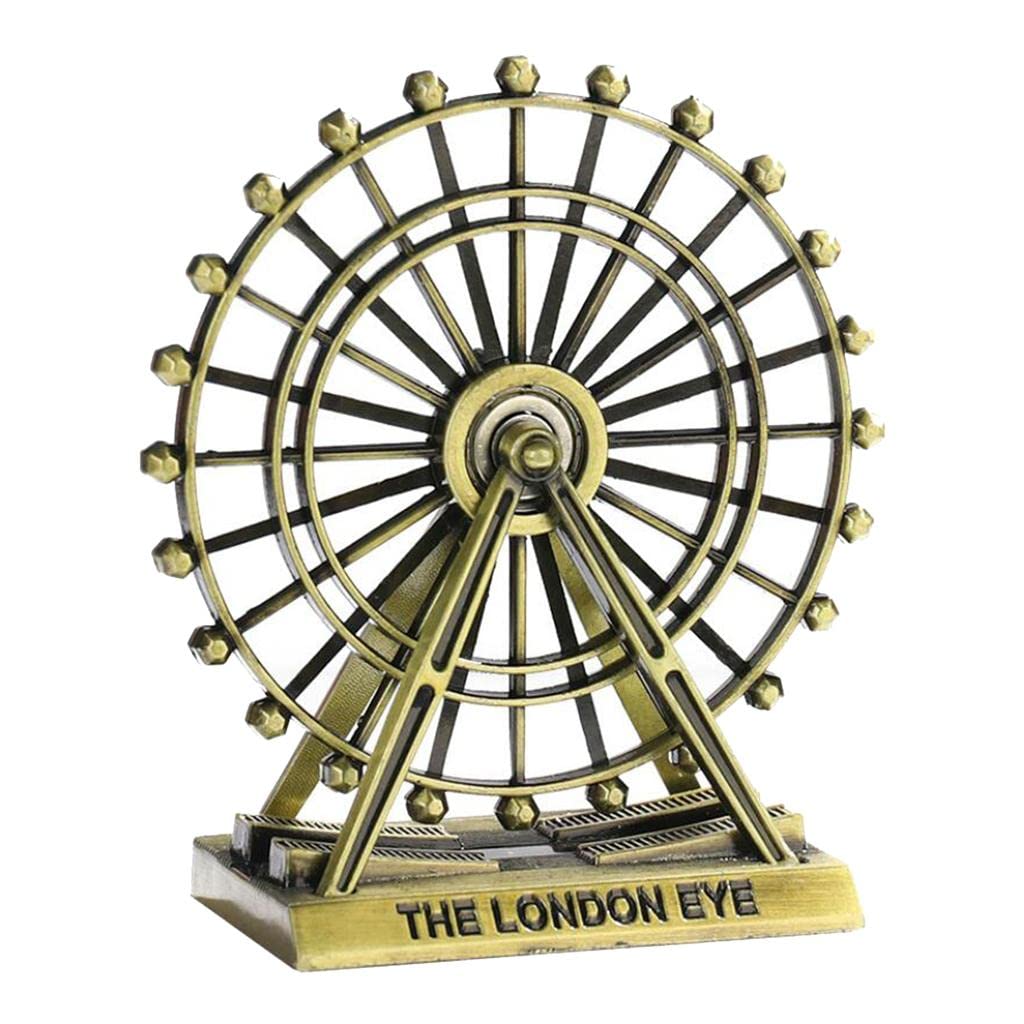 Metallic London Eye Wheel Ornament (Rotating Wheel)