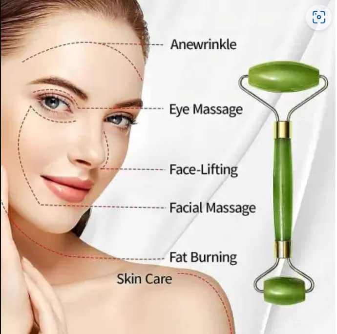 Gua Sha Stone & Facial Roller Manual Massage For Women