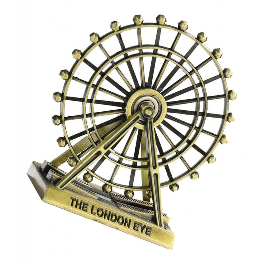 Metallic London Eye Wheel Ornament (Rotating Wheel)