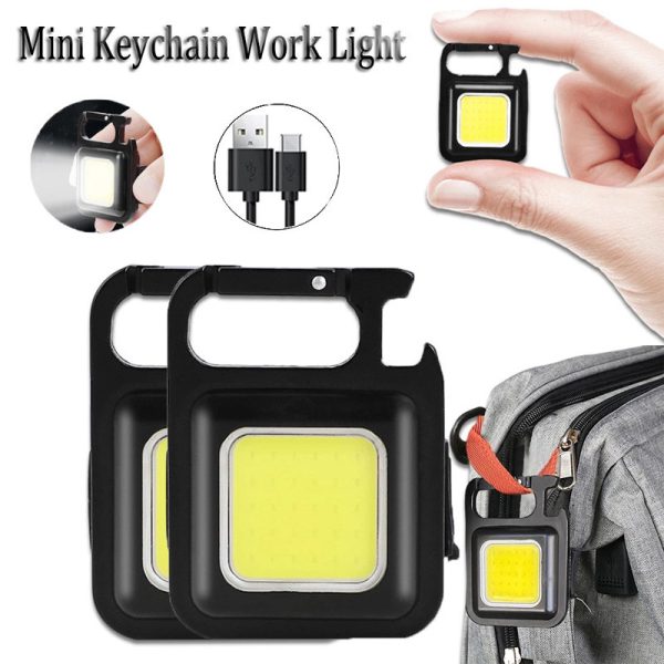 Cob Led Portable Keychain Light