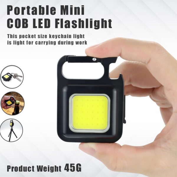 Cob Led Portable Keychain Light