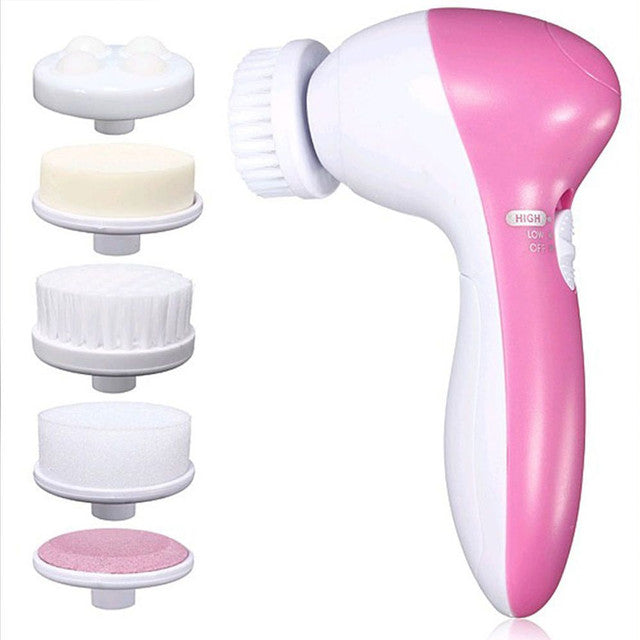 Facial Electric Cleanser And Massager, Beauty Care Brush For Removing Blackhead,Exfoliating & Massaging,