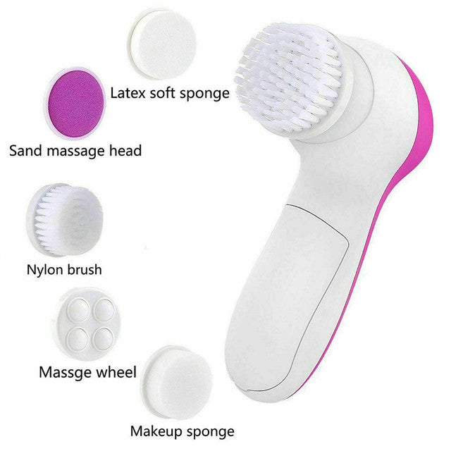 Facial Electric Cleanser And Massager, Beauty Care Brush For Removing Blackhead,Exfoliating & Massaging,