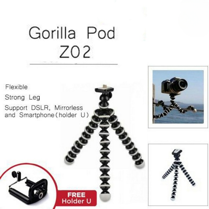 Flexible Octopus Tripod Stand Gorillapod For Camera