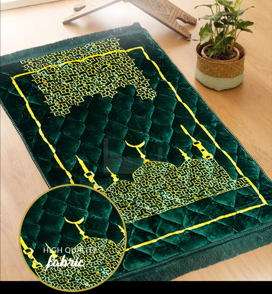 Premium Velvet Quilted Prayer Mat