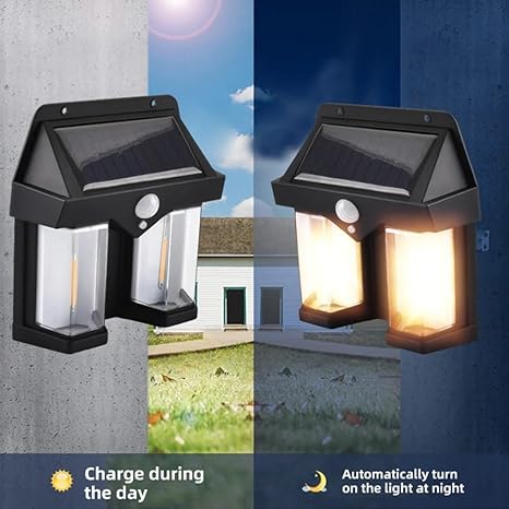 Solar Wall Night Lamp Tungsten Induction Lamp (1 pack)