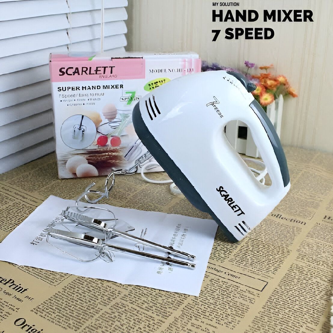 Electric Handheld Beater & Mixer