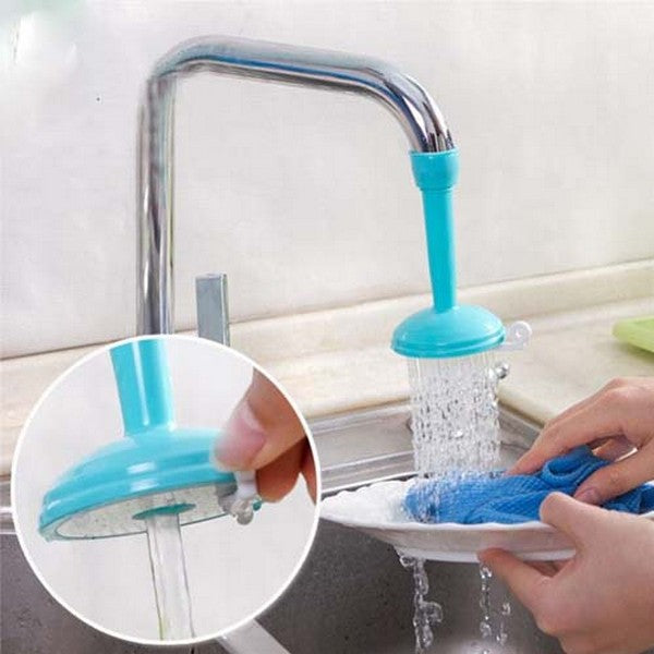 Silicone Kitchen Shower Splash Faucet & Rotating Spray Regulator(Random Color)