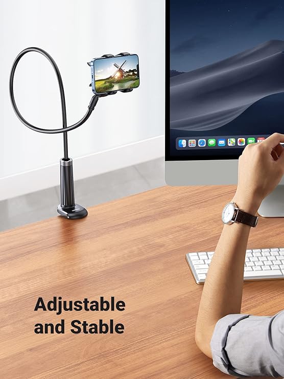 Gooseneck Phone Holder 360 Adjustable