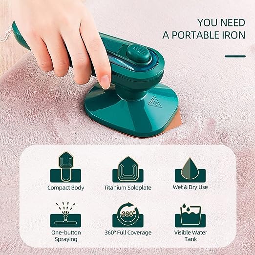 Mini Steam Travel Iron ,Compact & Convenient.