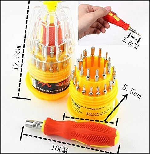 Universal Magnetic Screw Driver Kit 31 In 1