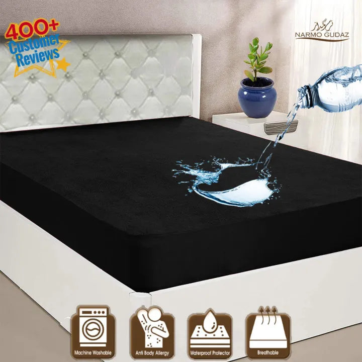 Waterproof Mattress Cover (Random Color)