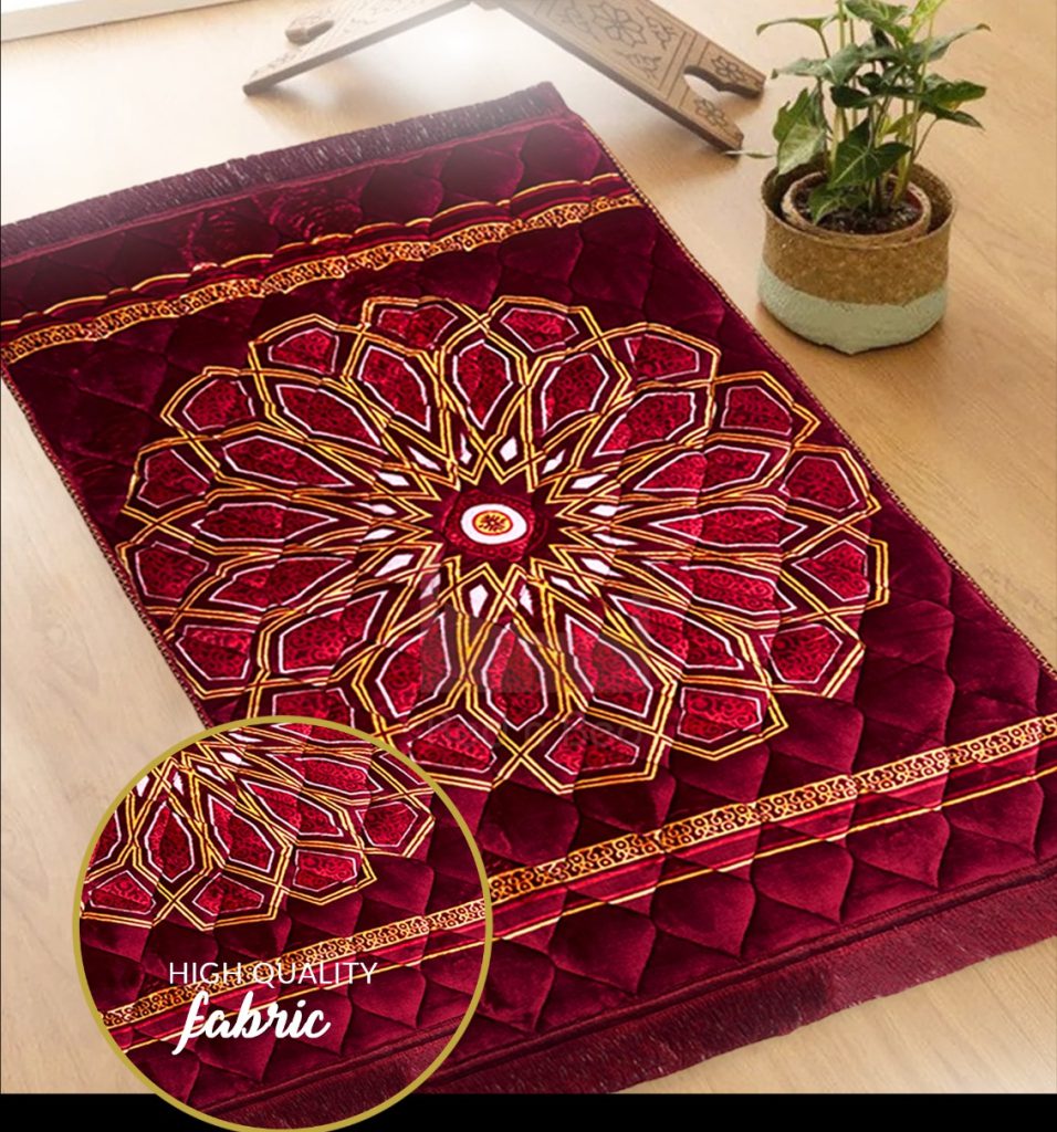 Premium Velvet Quilted Prayer Mat