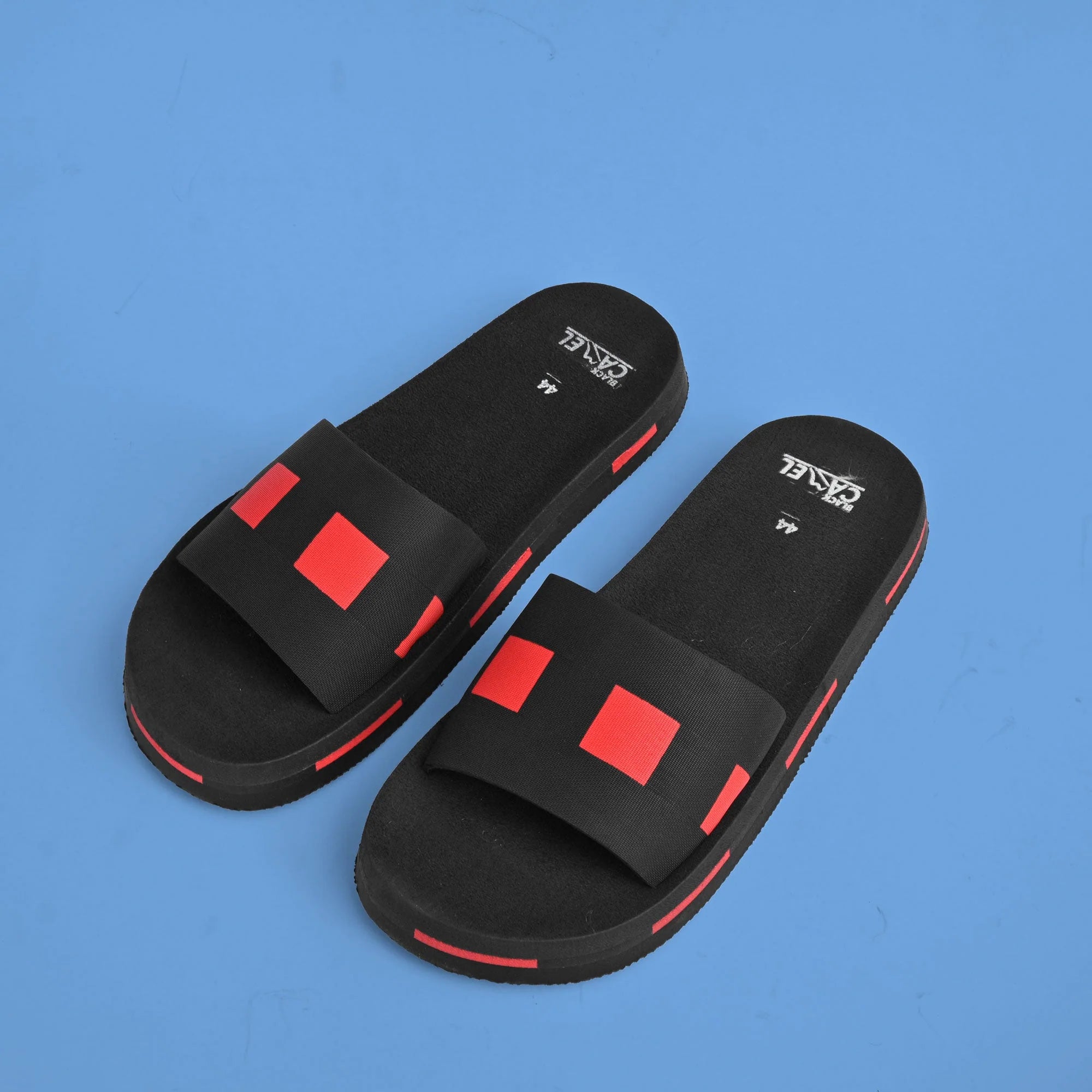 Slipper (Black Camel) Box Style Slides