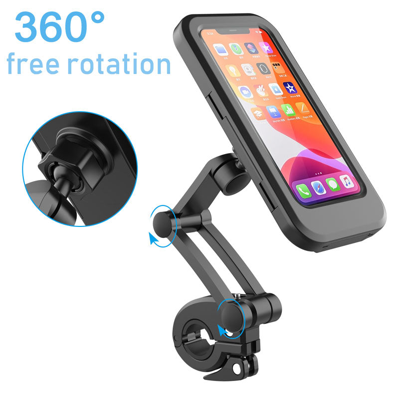 Motorcycle Bike Phone Holder Adjustable Waterproof Stand For Mtb Bike Smartphone Holder