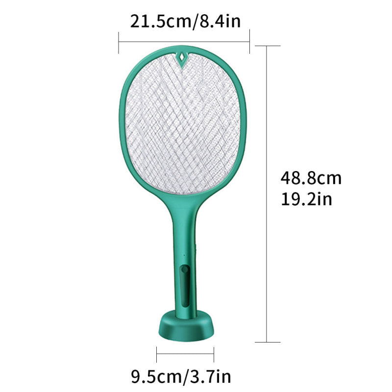 Mosquitoes Lamp & Racket 2 In 1 Electric , Grid 3-layer (Random Color)