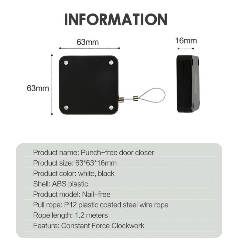 Automatic Sticky Door Closer, Open Door No More!