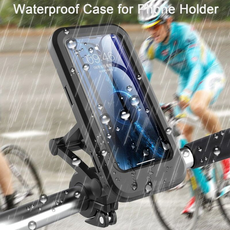 Motorcycle Bike Phone Holder Adjustable Waterproof Stand For Mtb Bike Smartphone Holder