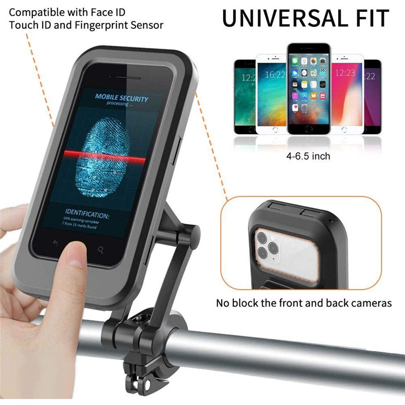 Motorcycle Bike Phone Holder Adjustable Waterproof Stand For Mtb Bike Smartphone Holder