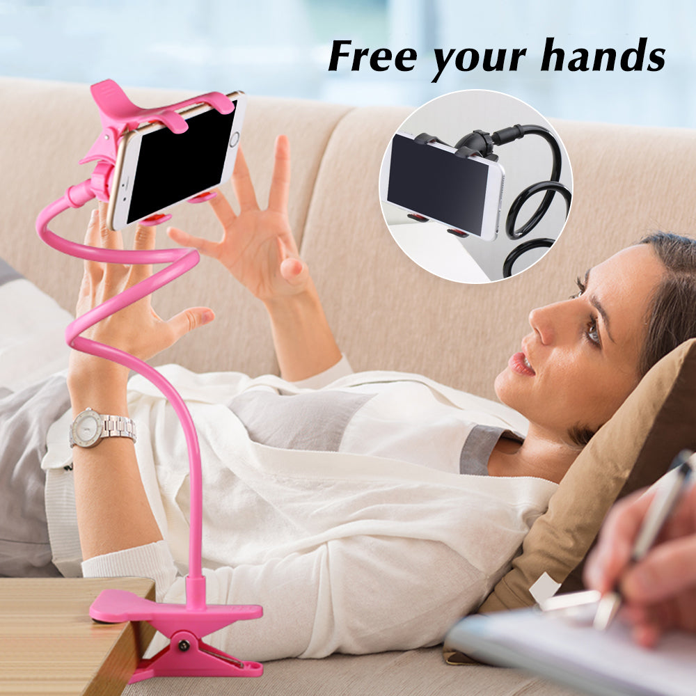 Snake Mobile Stand, Flexible Lazy Holder Adjustable ,Mount Bracket Smartphone Stand