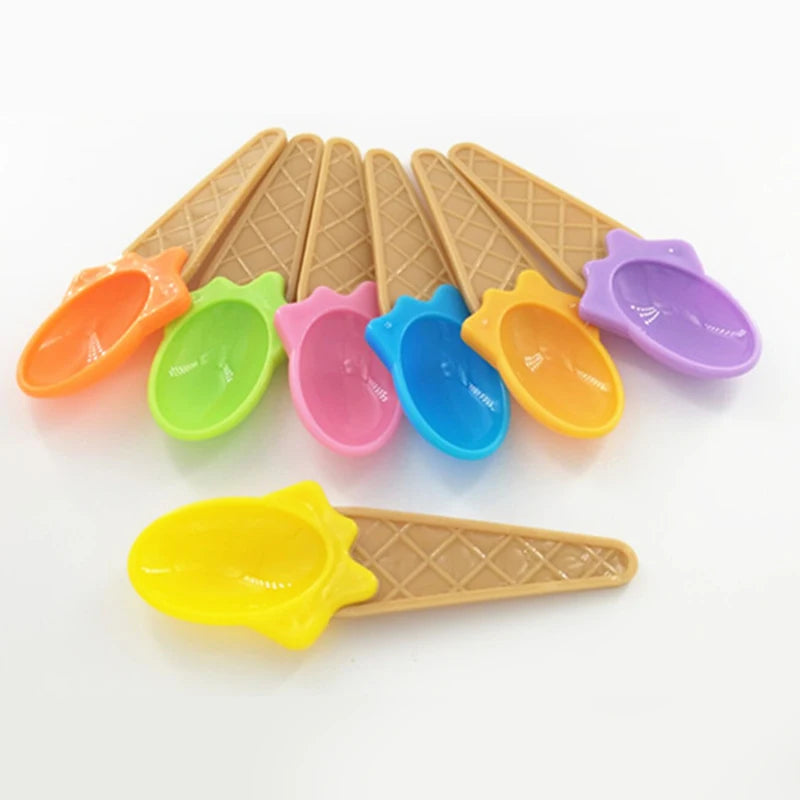 Ice Cream Bowl & Spoon (Random Colour)