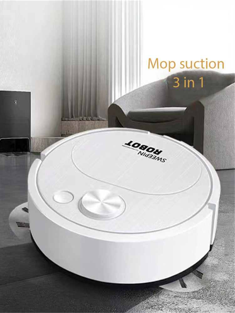 Mini Wireless Smart Sweeping Robot 3 In1 Rechargeable