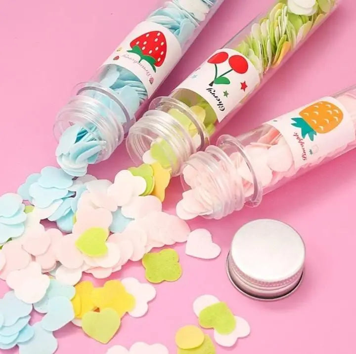 100 Pc’s Tube Disposable Paper Soap