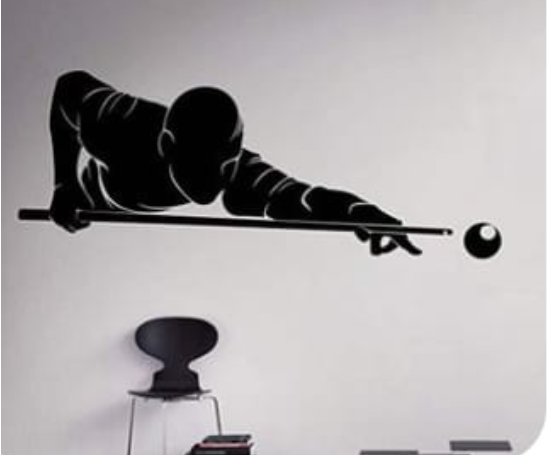 Snooker Wall Art Sticker