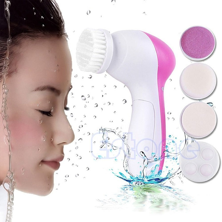 Facial Electric Cleanser And Massager, Beauty Care Brush For Removing Blackhead,Exfoliating & Massaging,