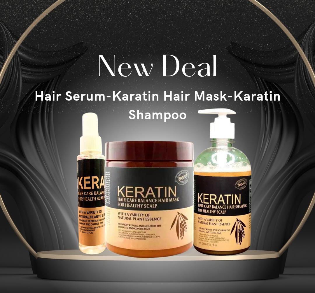 Keratin DEAL 3 ,FREE Makeup Fixer