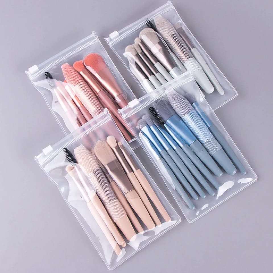 Travel Makeup Mini Brush Kit (8 Pcs)