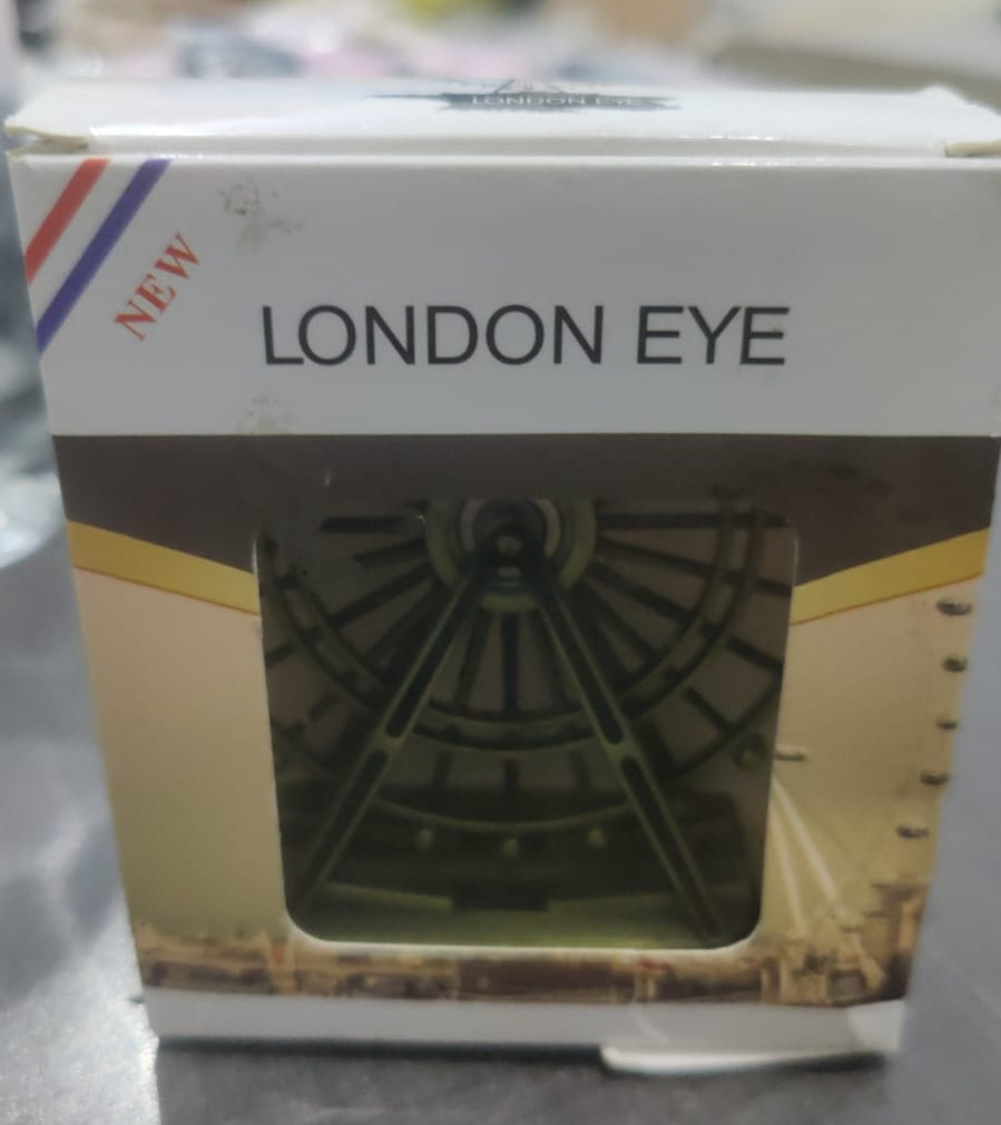 Metallic London Eye Wheel Ornament (Rotating Wheel)