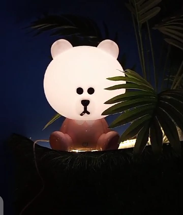 Bear Shape Lamp for Kids Room