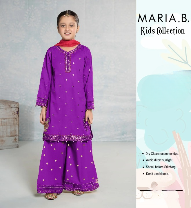 Maria B Kids Embroidery 3pcs Lawn