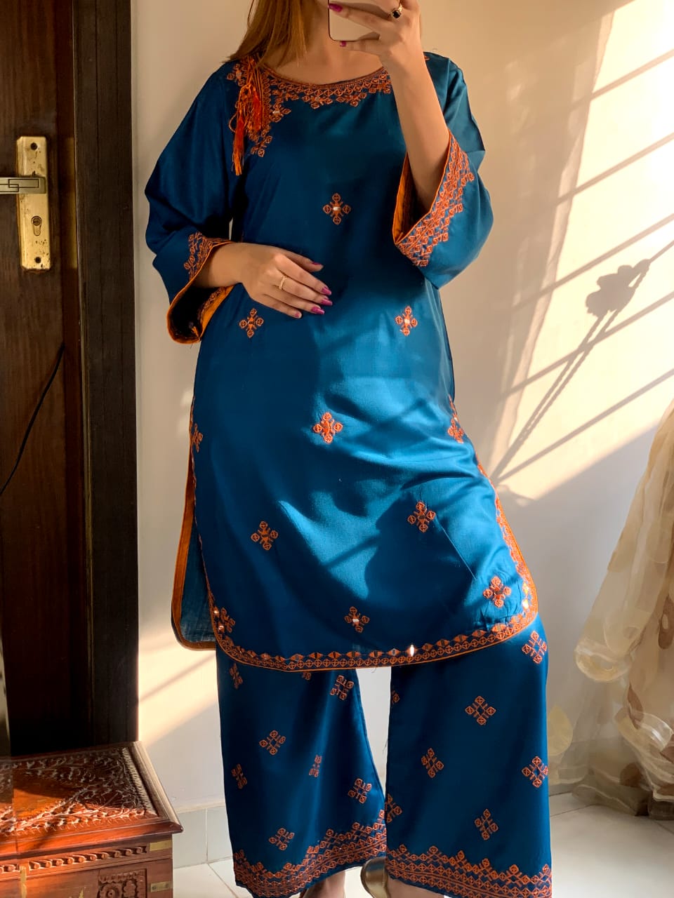 Balochi Embroidery 2pc Dress