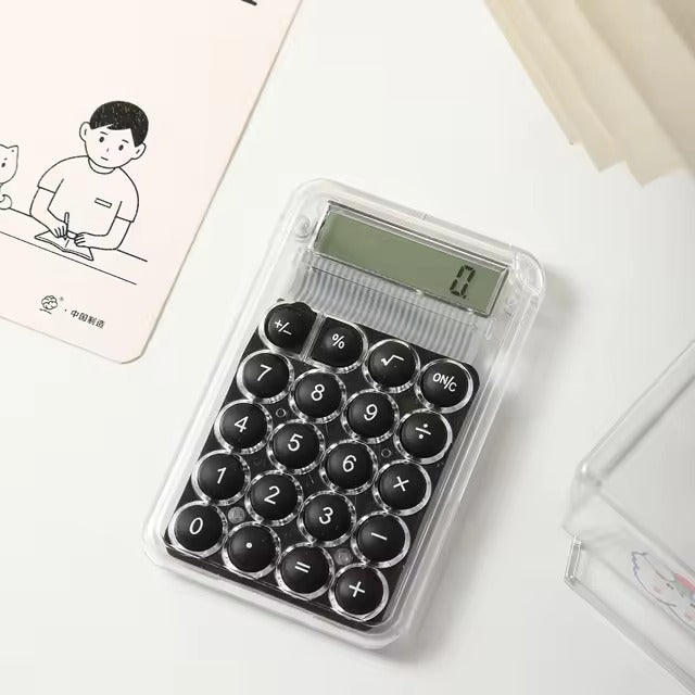 Student Calculator with Siicone Buttons (Random Colour)