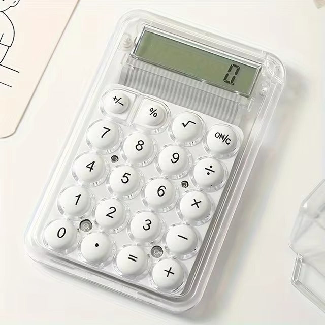 Student Calculator with Siicone Buttons (Random Colour)