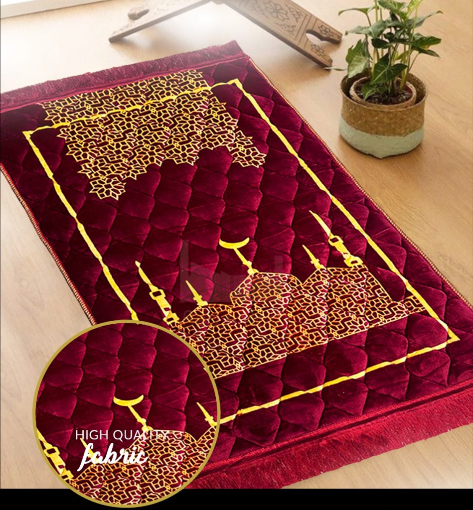 Premium Velvet Quilted Prayer Mat