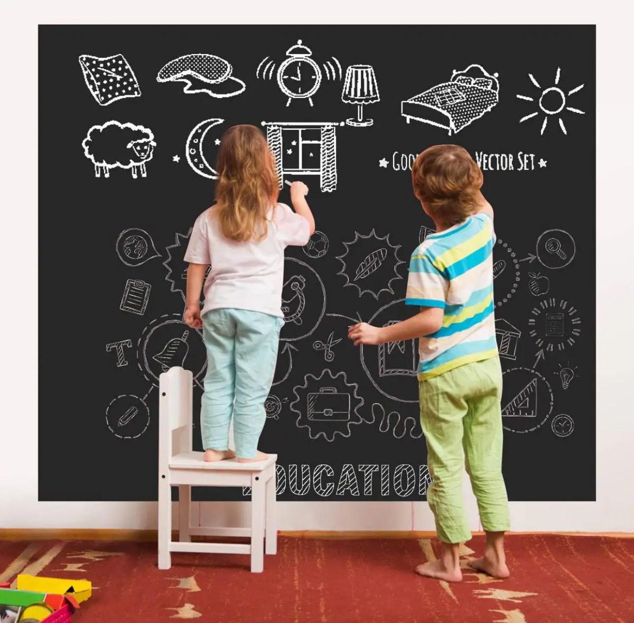 Blackboard Stickers Removable Chalkboard