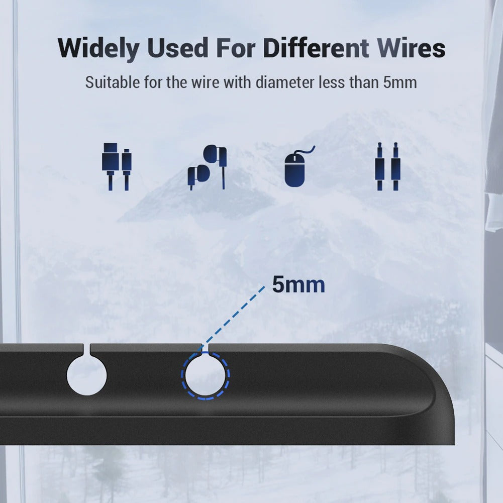 Usb Cable Adhesive Wire Organizer, Winder Management Clips