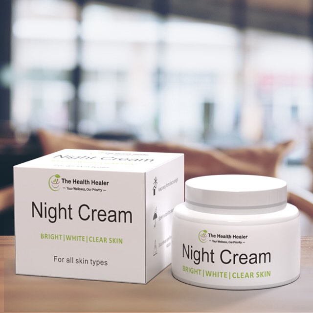 Night Cream For Bright, White & Clear Skin.