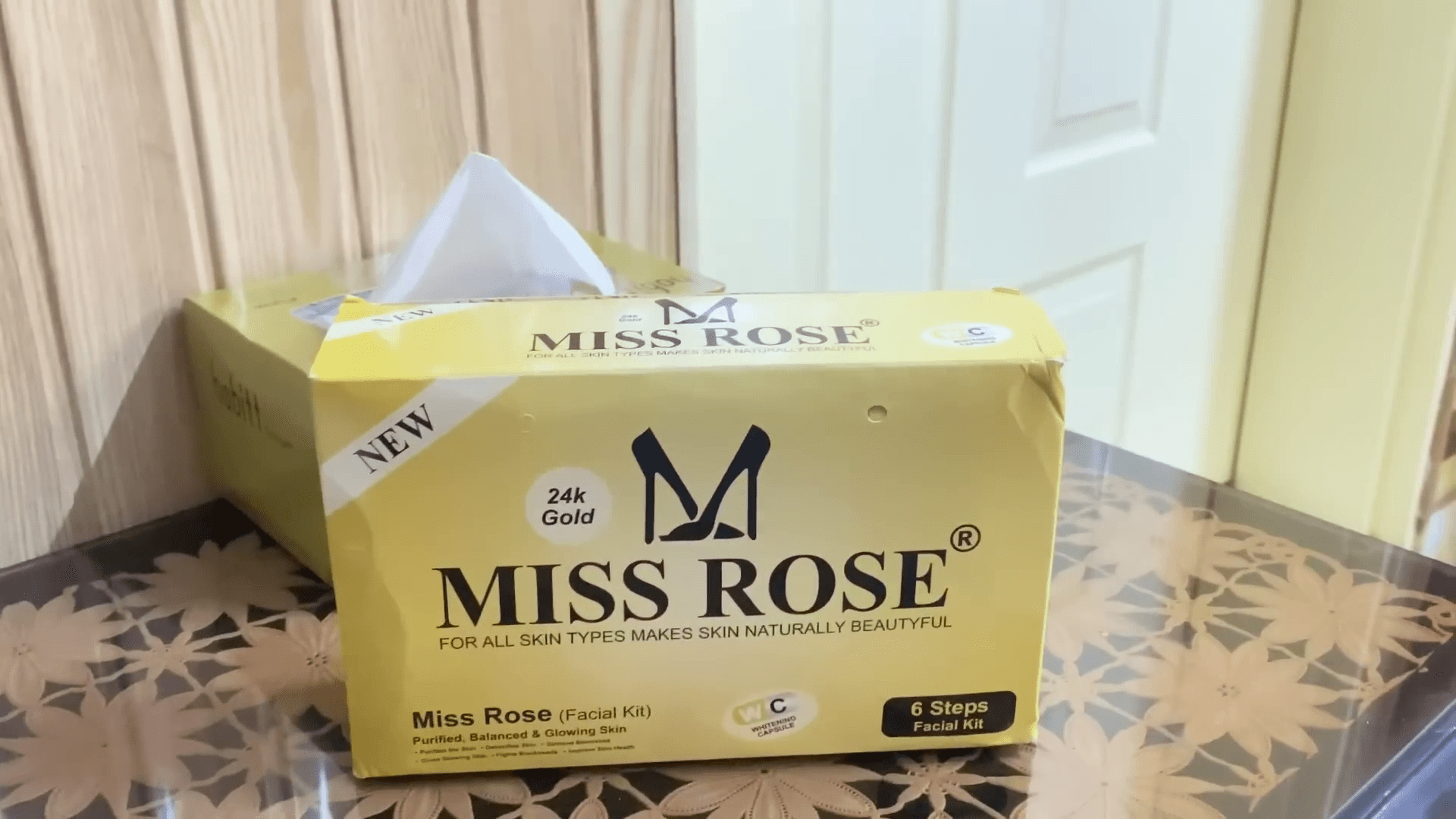 Professional Miss Rose Facial Kit 8 In 1 Facial 24k Gold